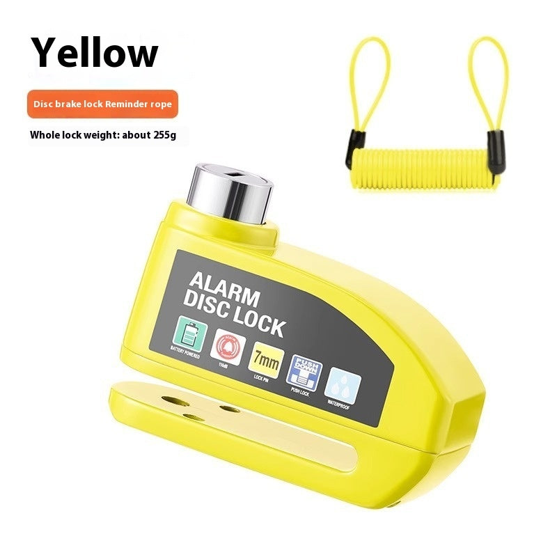 Motorbike disc lock with alarm and reminder cable - image 15