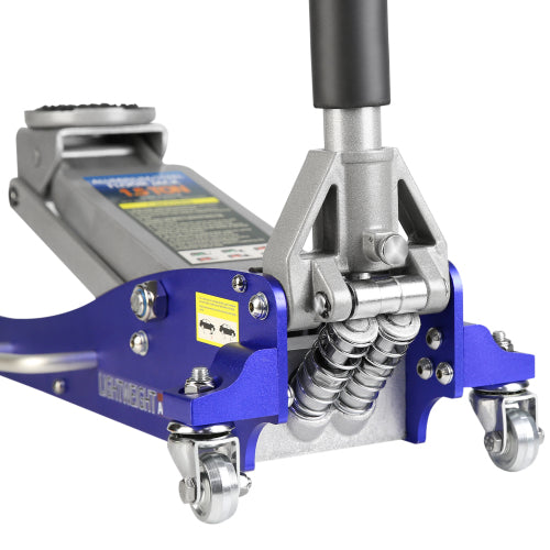 Hydraulic Low Profile Aluminium Steel Racing Floor Jack With Twin Piston Quick Lift Pump With 1.5 Ton Capacity Unavailable Platforms- Welfel , Temu