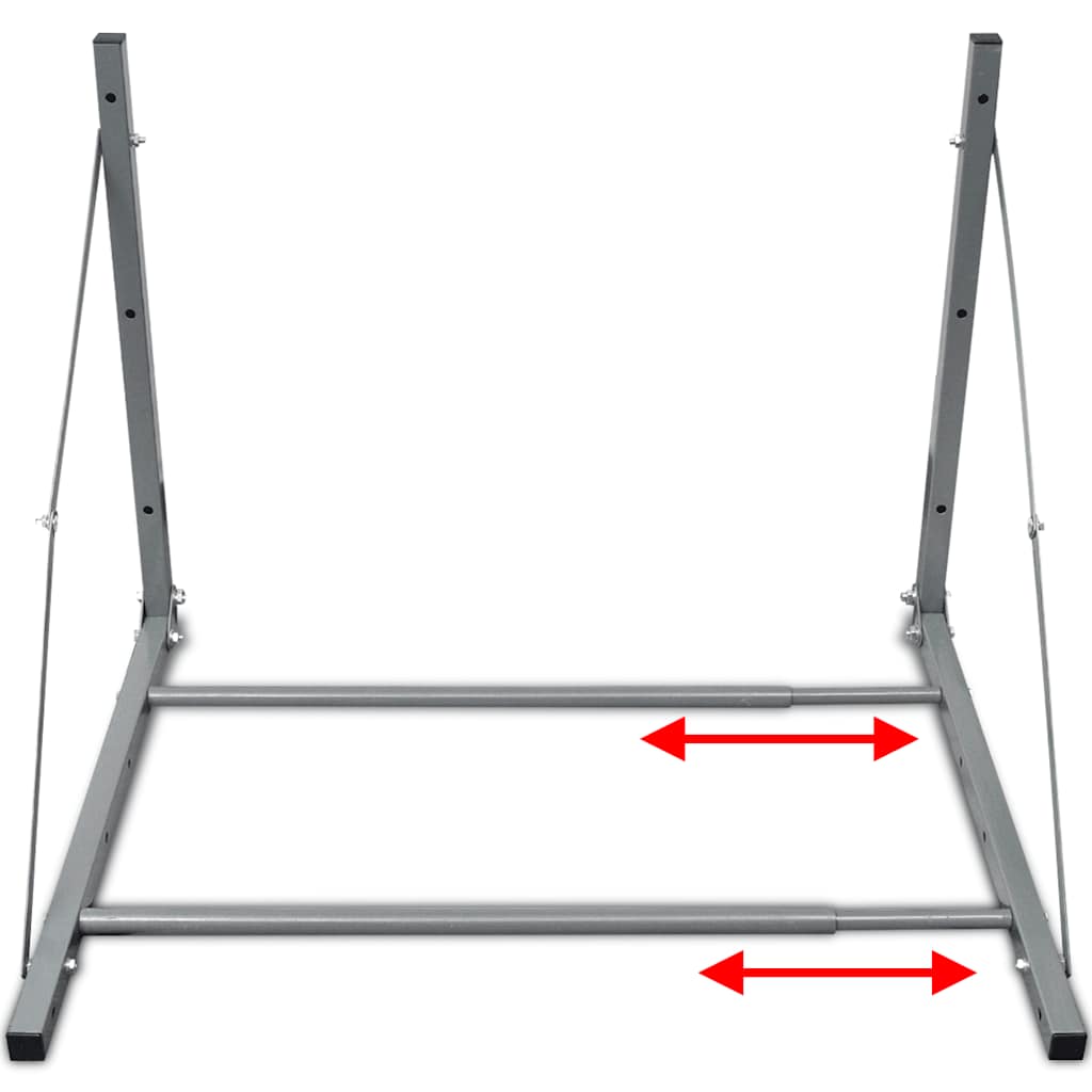 Tire Rack Silver Steel
