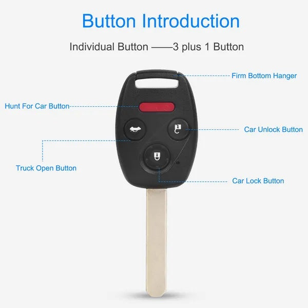 Fit For Accord 2003-2007 Remote Keyless Entry Shell Button Car