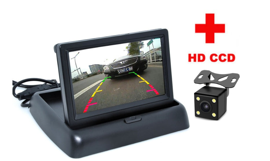 Car Baby Monitor Mirror With Wireless Camera - image 5