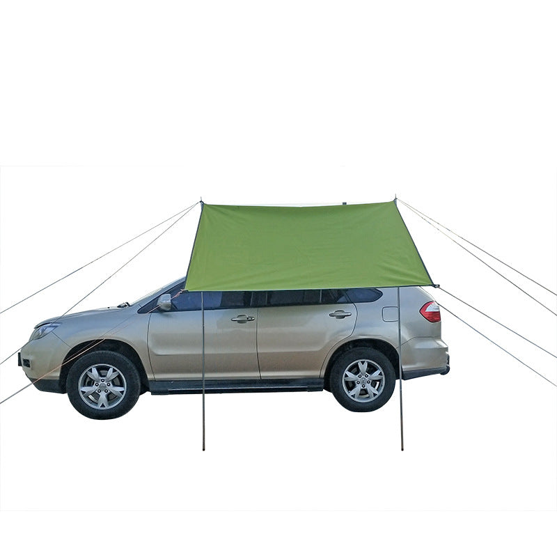 Car side awning, army green - image 5