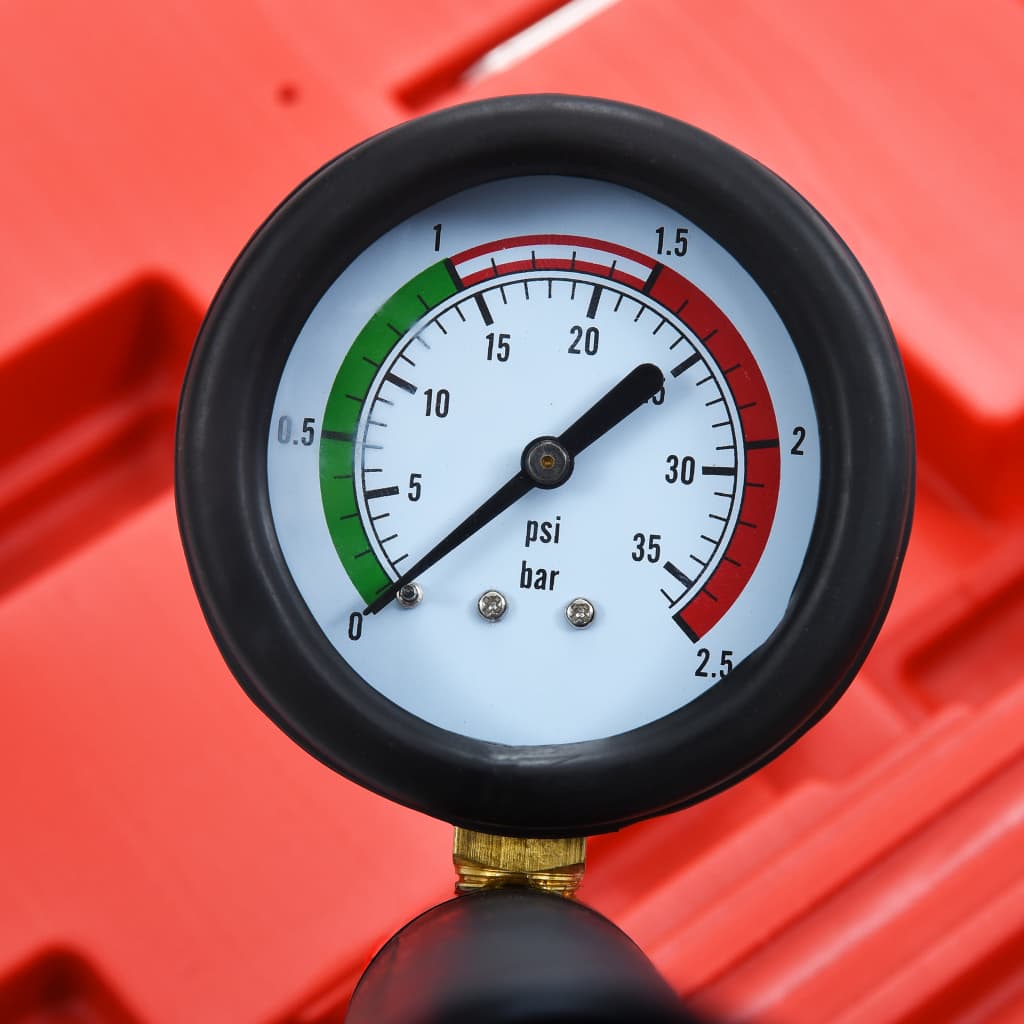 14-piece pressure tester for cooling systems & radiator caps