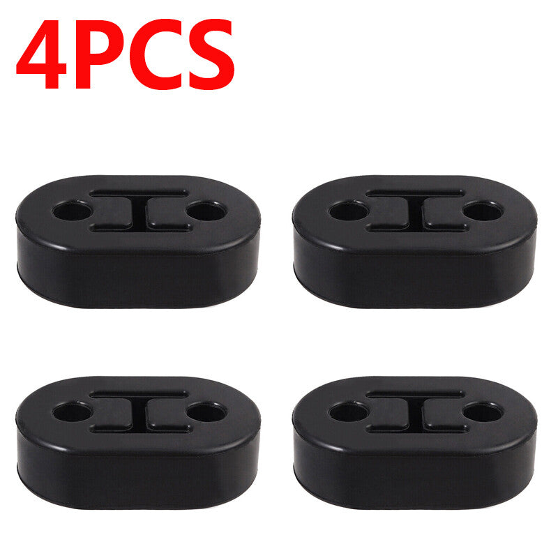 4PCS Poly Polyurethane Exhaust Hanger Mounts 2 Hole Muffler Rubber Universal P