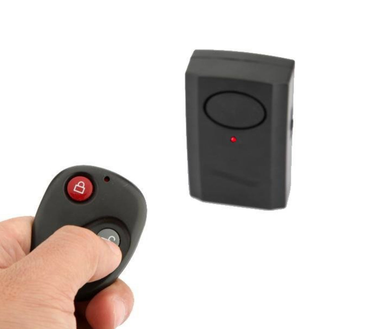 Wireless vibration alarm with remote, for van doors - image 4