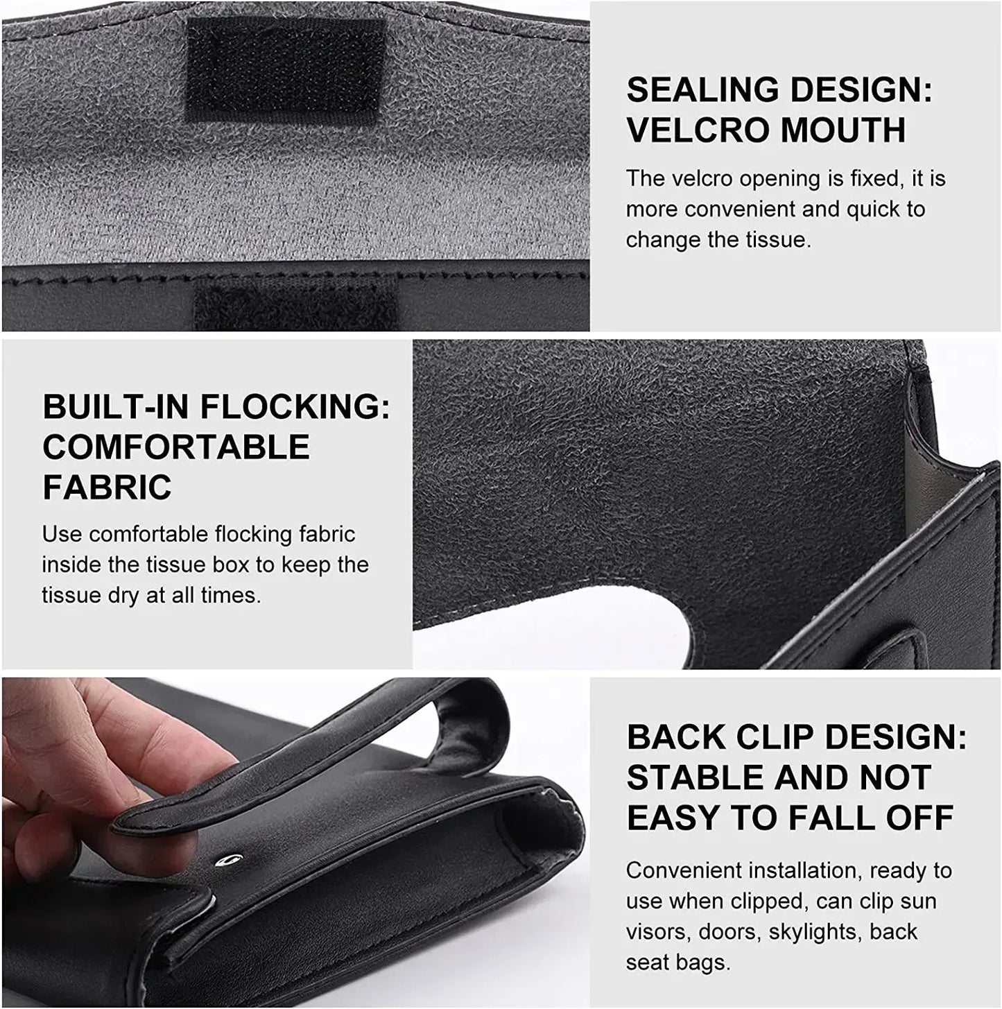 Car Sun Visor Tissue Holder
