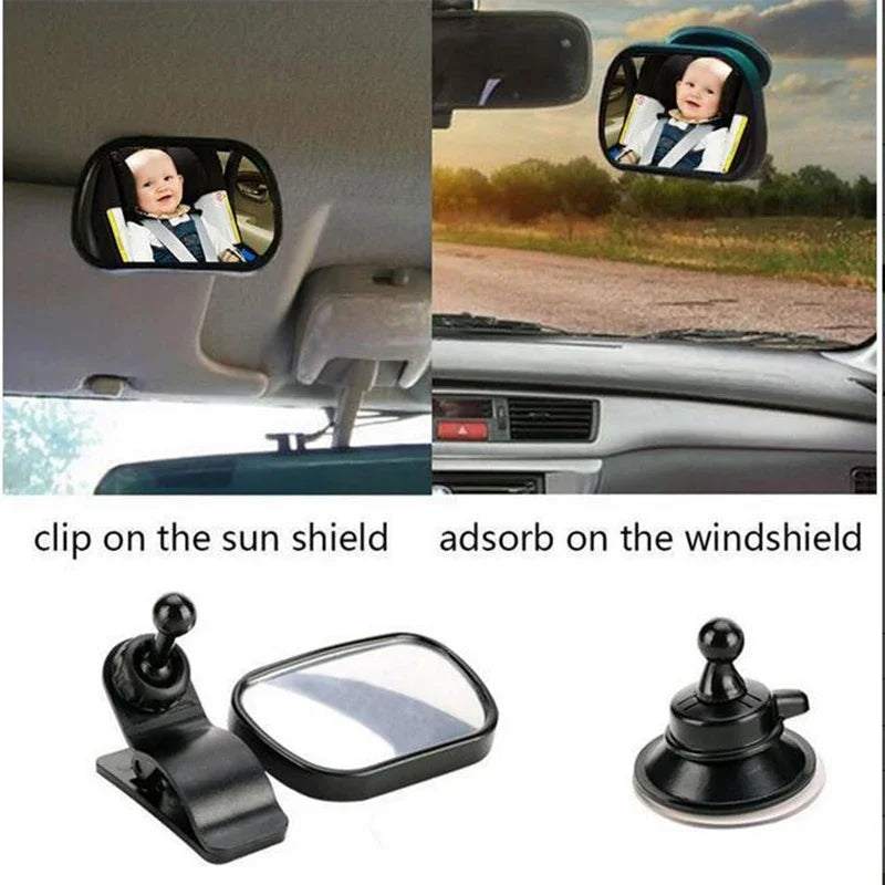 Baby Mirror For Car | Safe Rear View Mirror for Backseat