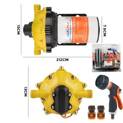 70PSI Deck Washdown Kit For Boat Caravan Yacht Wash 12V 5GPM