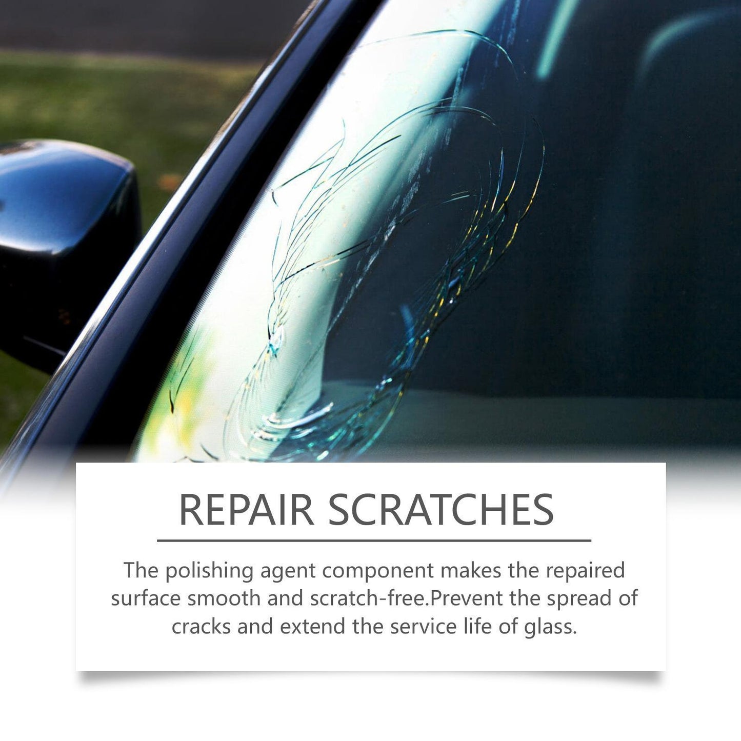 Holmont Car Windshield Crack Repair Kit Nano-repair Fluid Quickly Repairs Cracks For A Clear View And Safe Travel