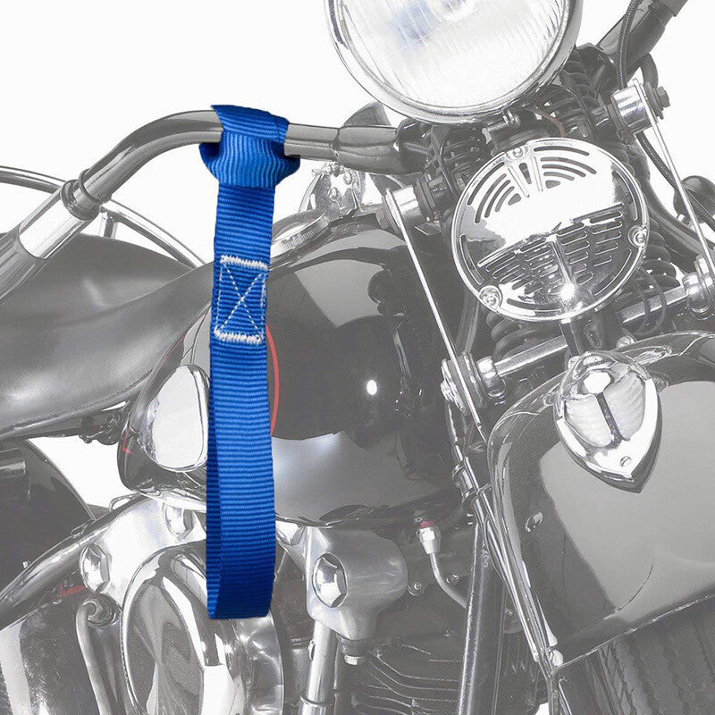 6pcs Motorcycle Motorbike Soft Loop Transport Tie Down Straps 2.5x30cm.