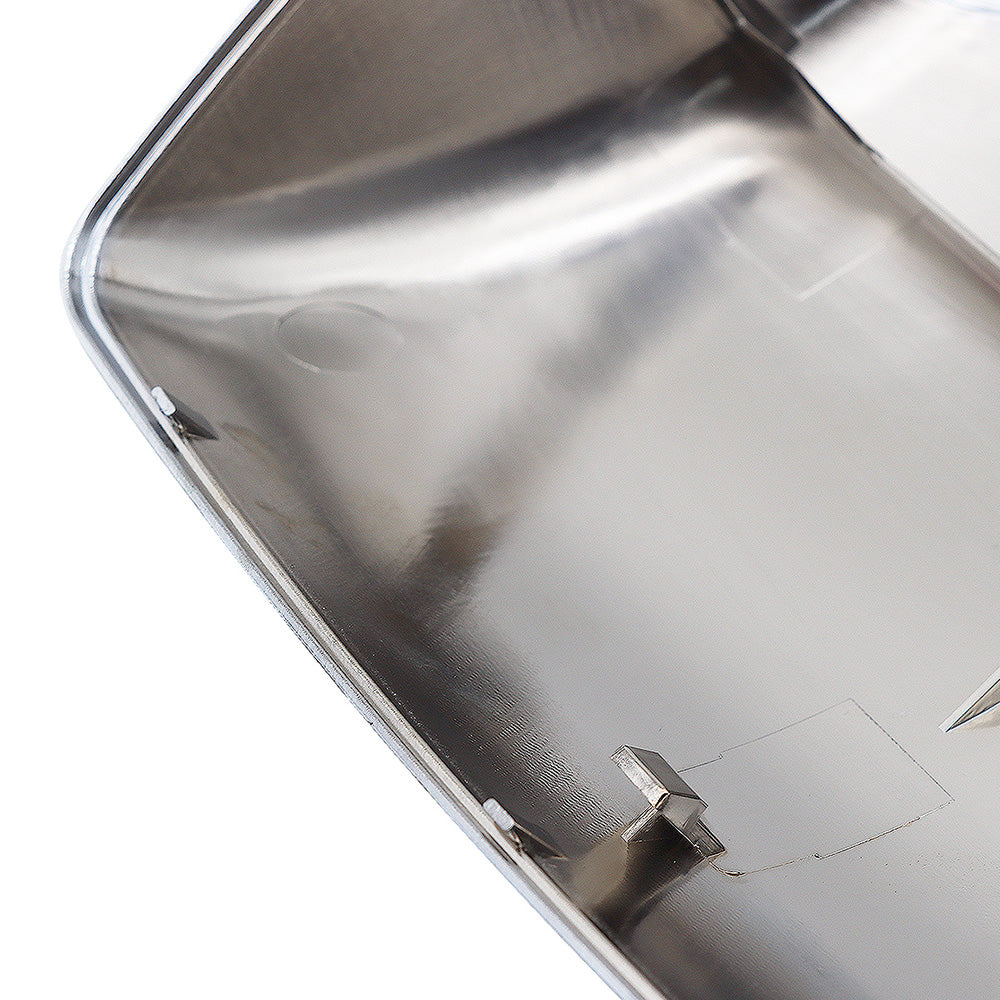 A Pair Of Chrome Hood Mirror Covers Fit For Kenworth & Peterbilt