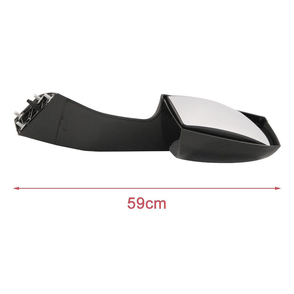 For Volvo Vnl 2004-2017 Black Hood Mirrors Passenger Right RH