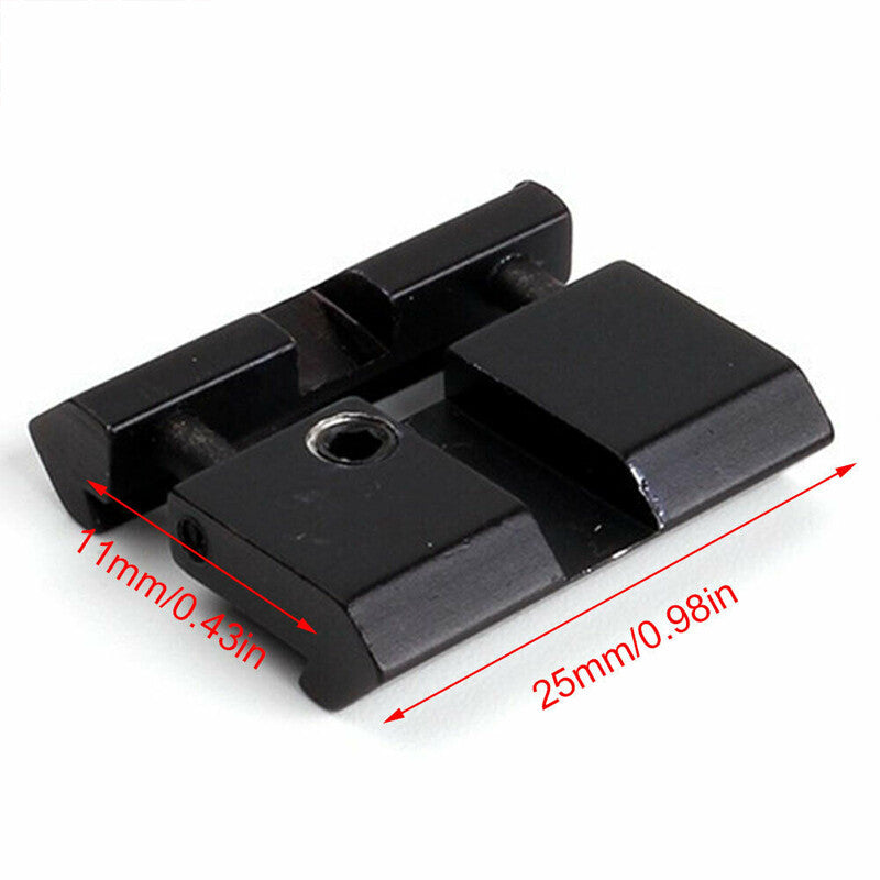 11mm To 20mm Tactical Picatinny Weaver Scope Dovetail Rail Adapters Mount Base