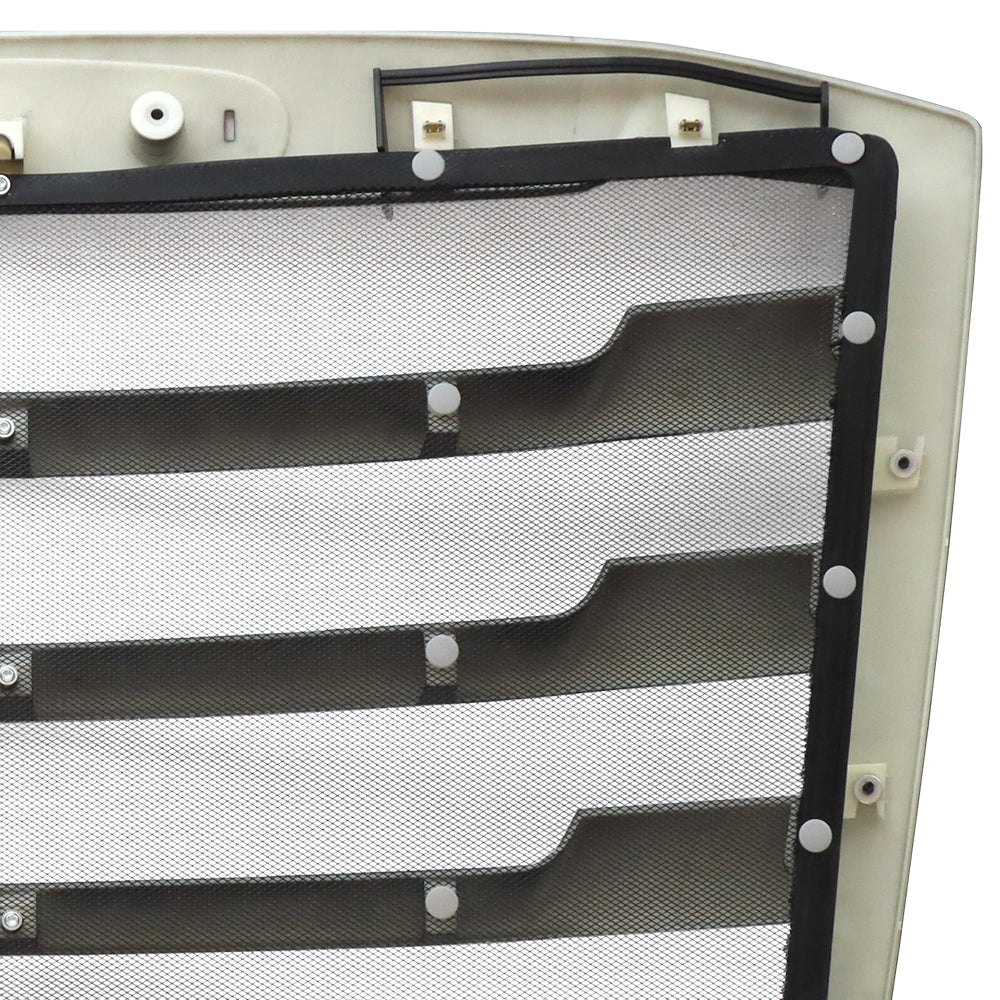 Black Front Grille Compatible With Freightliner Cascadia 2018, With Bug Screen
