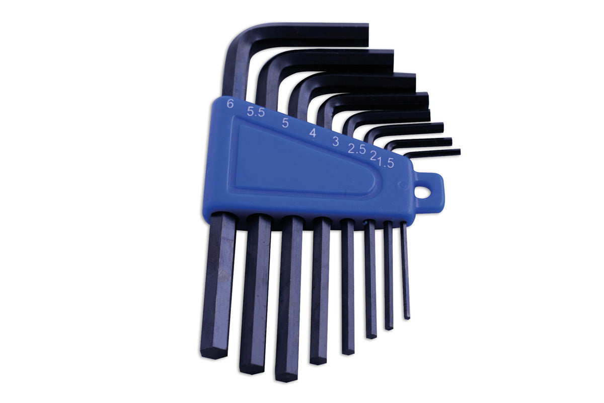 Metric Hex Key Set 8 Pieces Chrome Vanadium