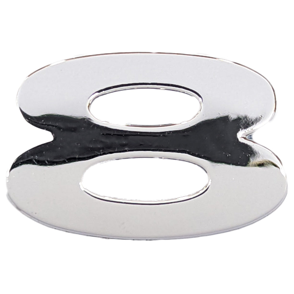 Chrome Number Badge "8"