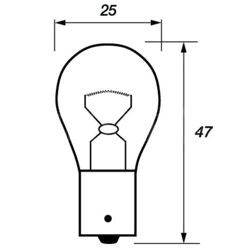 382 12V 21W (P21W) Bayonet Bulb