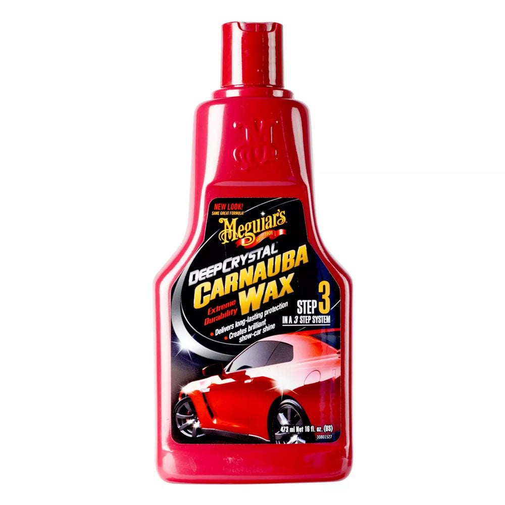 Meguiars Deep Crystal Carnauba Car Wax Step 3 473ml