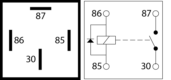 4 Pin Relay 12V 40 AMP