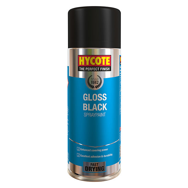 Hycote Gloss Black Paint 400ml