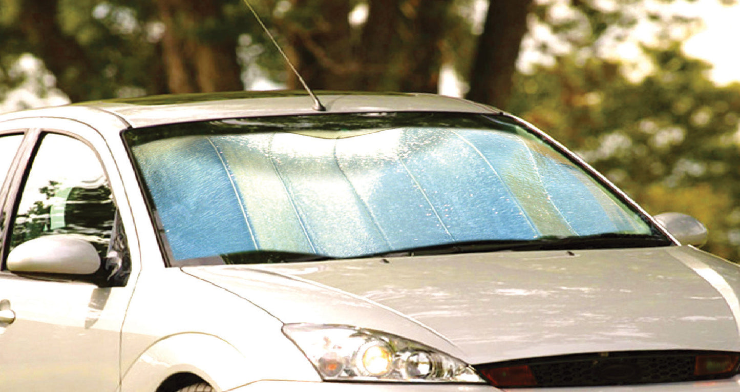 Folding Aluminium Sunshade - 130cm x 60cm