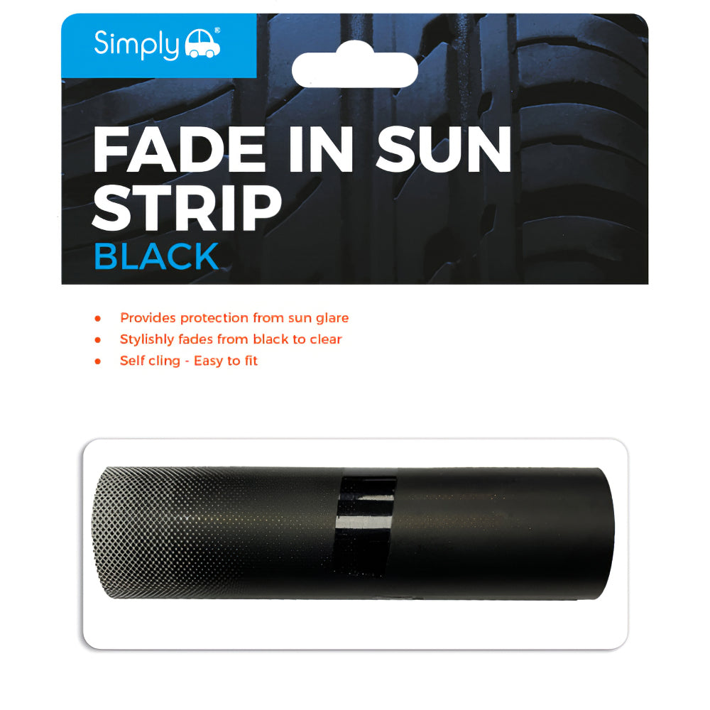 Fade In Sun Strip Black 120cm x 10cm