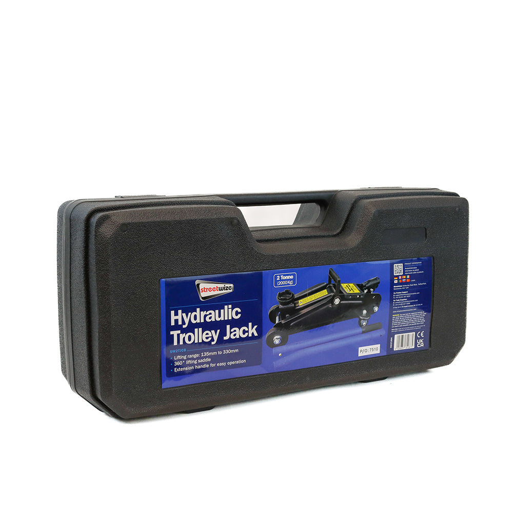 2 Tonne Trolley Jack with Moulded Case