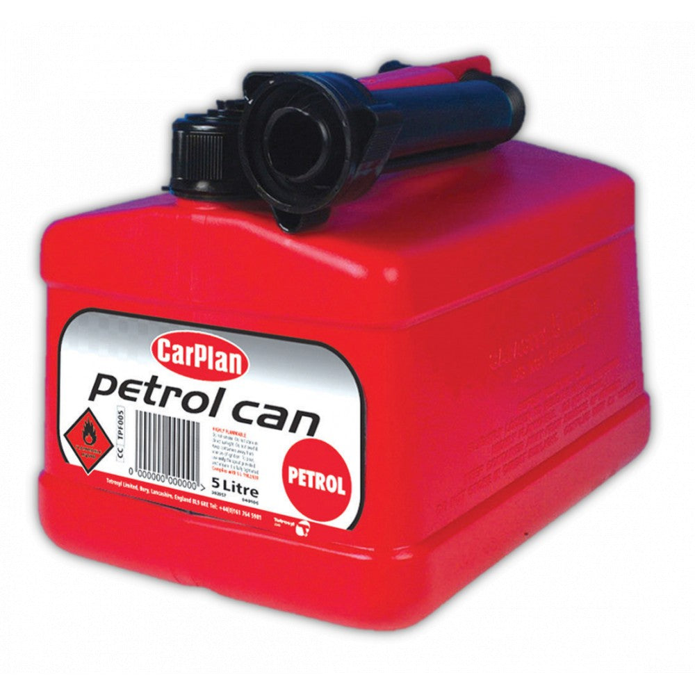 CarPlan 5L Red Petrol Fuel Can