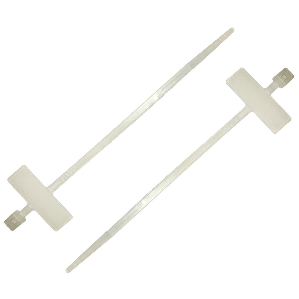 Marker White Cable Zip Ties 100 x 2.5mm, 100 Pieces