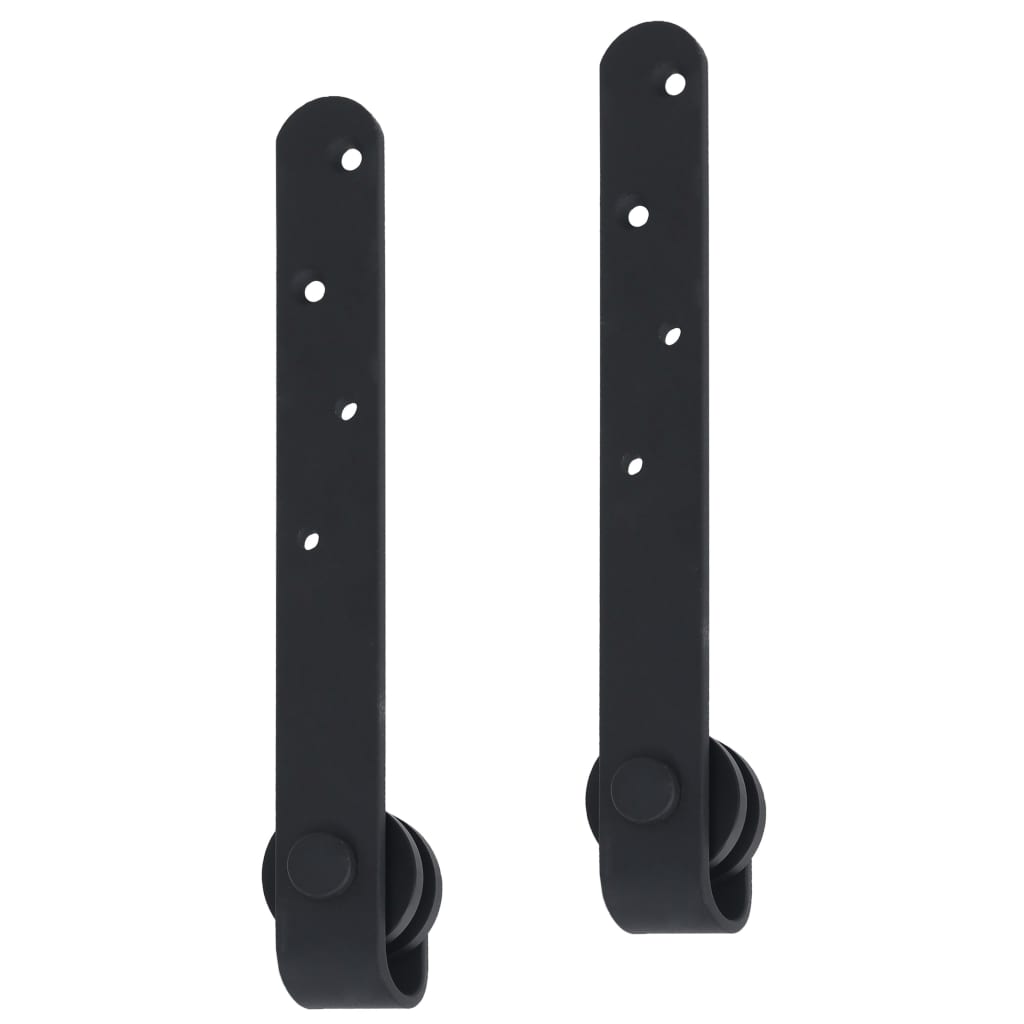 Mini Sliding Door Fitting Set for Cabinet Doors, Carbon Steel 183