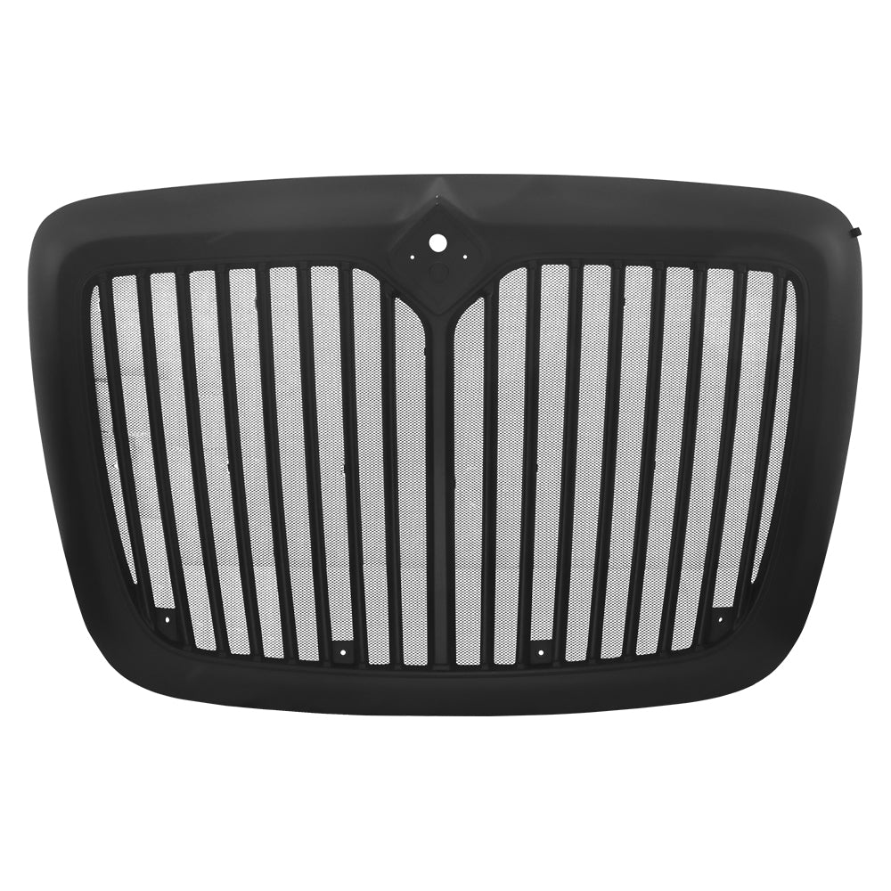 Black Front Grille Compatible With International Prostar 2008-2018 With Bug Screen