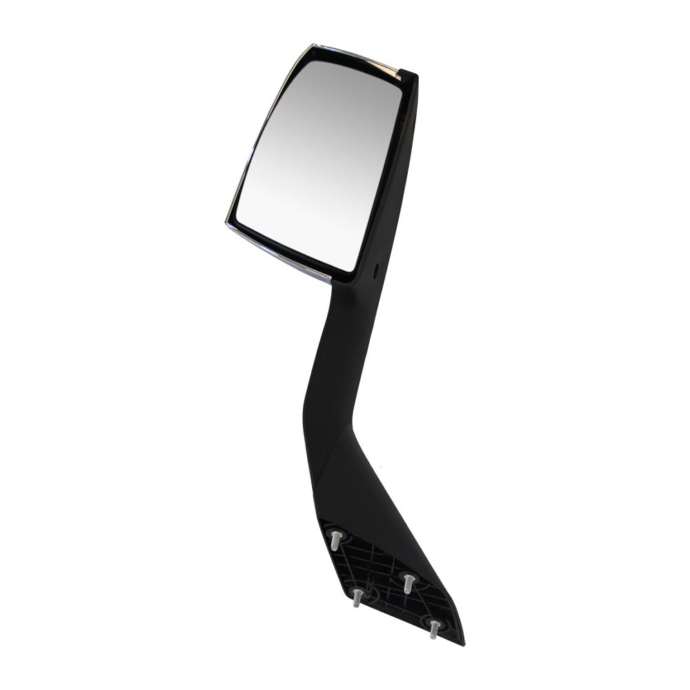 Chrome Hood Mirrors LH&RH Pair For Volvo VNL 2004-2017 With Turn Signal Lights