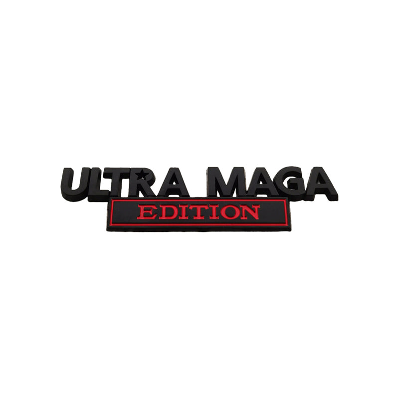 2pcs Ultra MAGA Edition Emblems, Emblem 3D Badge Decal Car Truck SUV,Refrigerator Sticker,Window Display Stickers,Bicycles, Laptops, Fridges