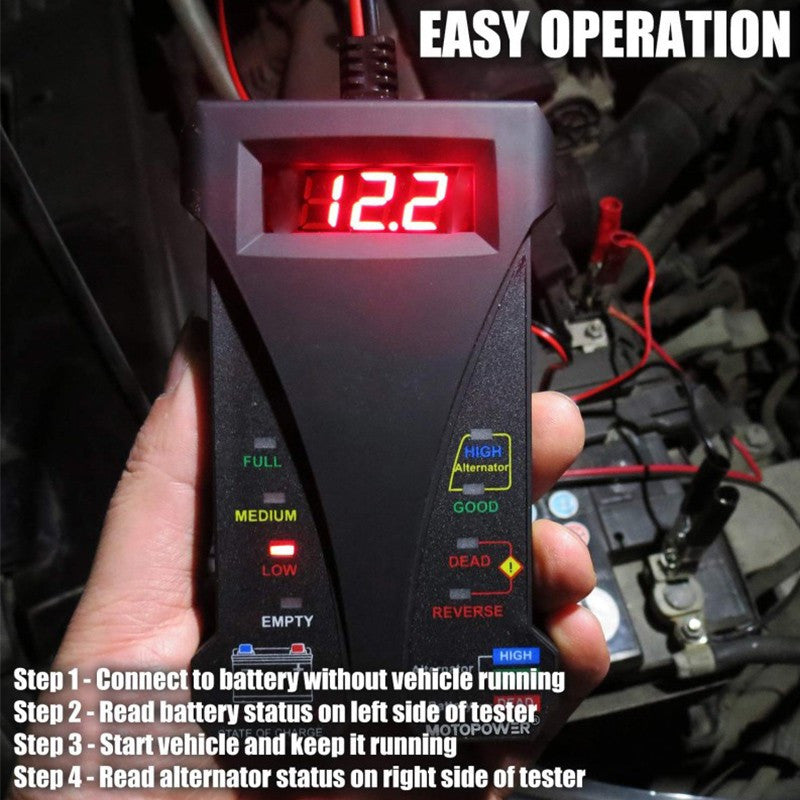 Car Battery Tester 12V – Digital LCD with Voltmeter - image 4