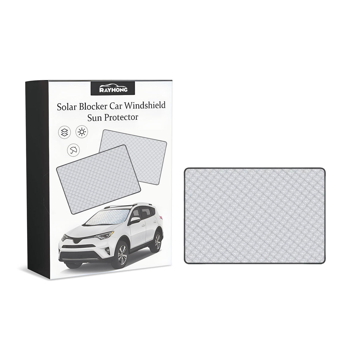 Aluminium film windscreen frost cover - image 2