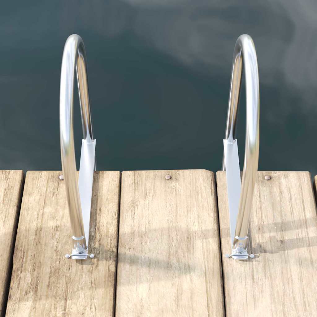Dock Ladder 4-Step Silver 45 x 11.