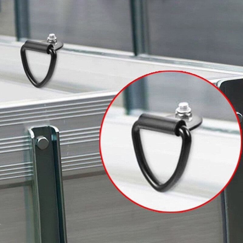 10Pcs V-Rings Hook Tie Down Point Load Securing Lashing Ring Heavy Duty Anchor.