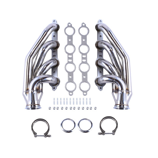 Exhaust Manifold Header For Chevy LSX LS1 LS2 LS3 LS6 1-3,4 Ban The Sale Of Amazon&Temu