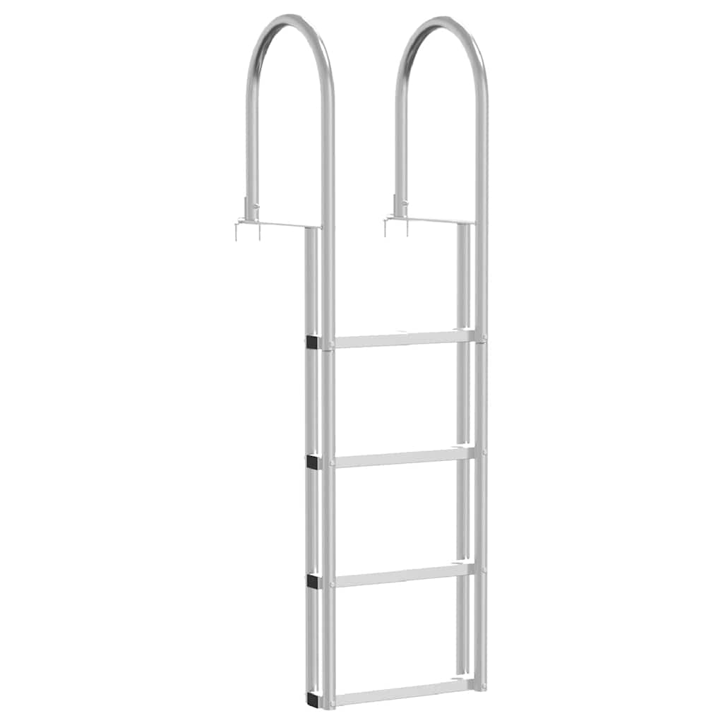 Dock Ladder 4-Step Silver 45 x 11.