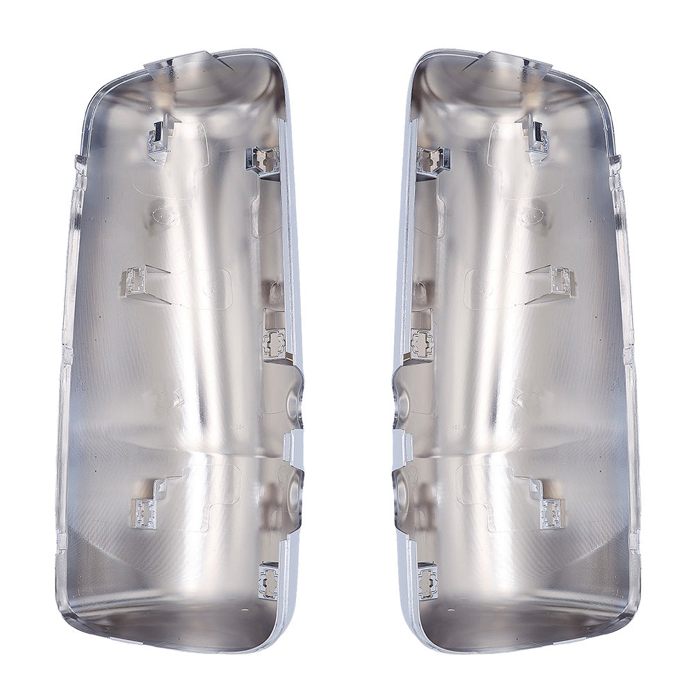 Compatible With Kenworth T680 2013-2020 Chrome Door Mirror Covers 2Pcs