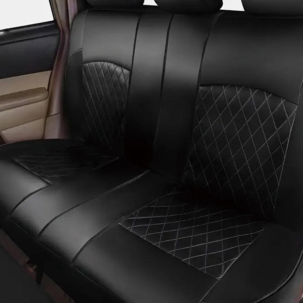 PU leather seat cover set, 9 pieces - image 8