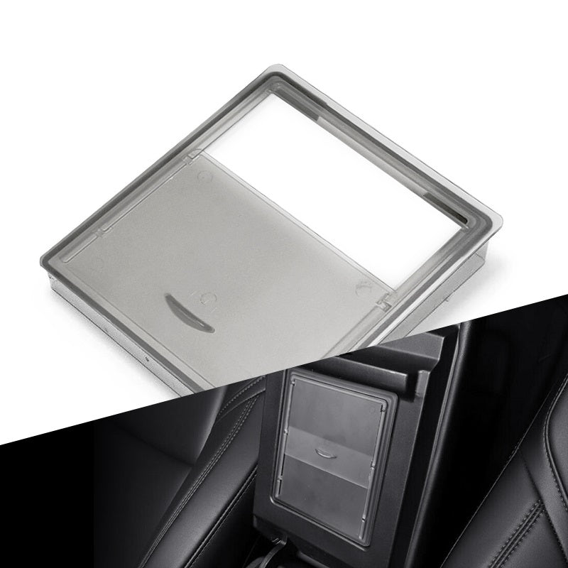 Car seat central storage box