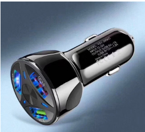 3-Port USB Car Charger – Quick Charge 3.0 - Black