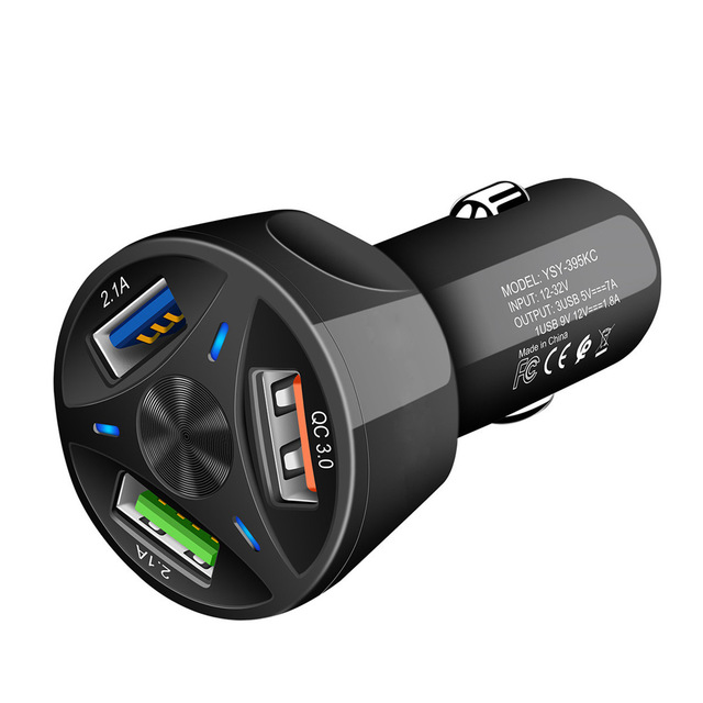 3-Port USB Car Charger – Quick Charge 3.0 - image 4