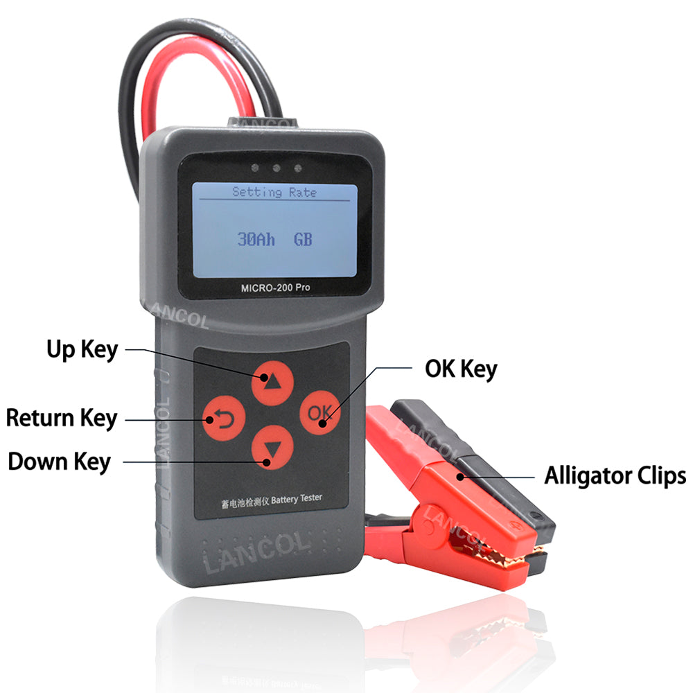 12V/24V Car and Motorcycle Battery Tester - image 2