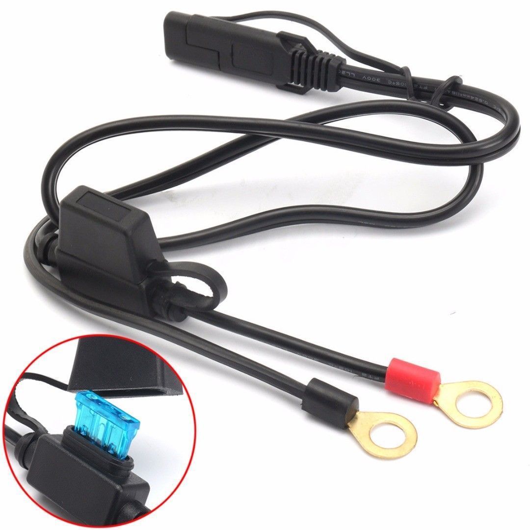 12V Motorcycle Battery Charging Cable