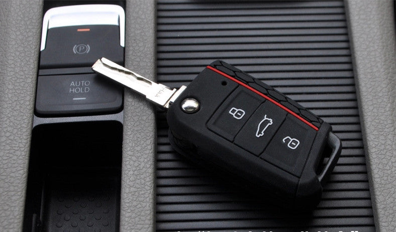 Silicone key fob cover for Volkswagen flip keys - image 5