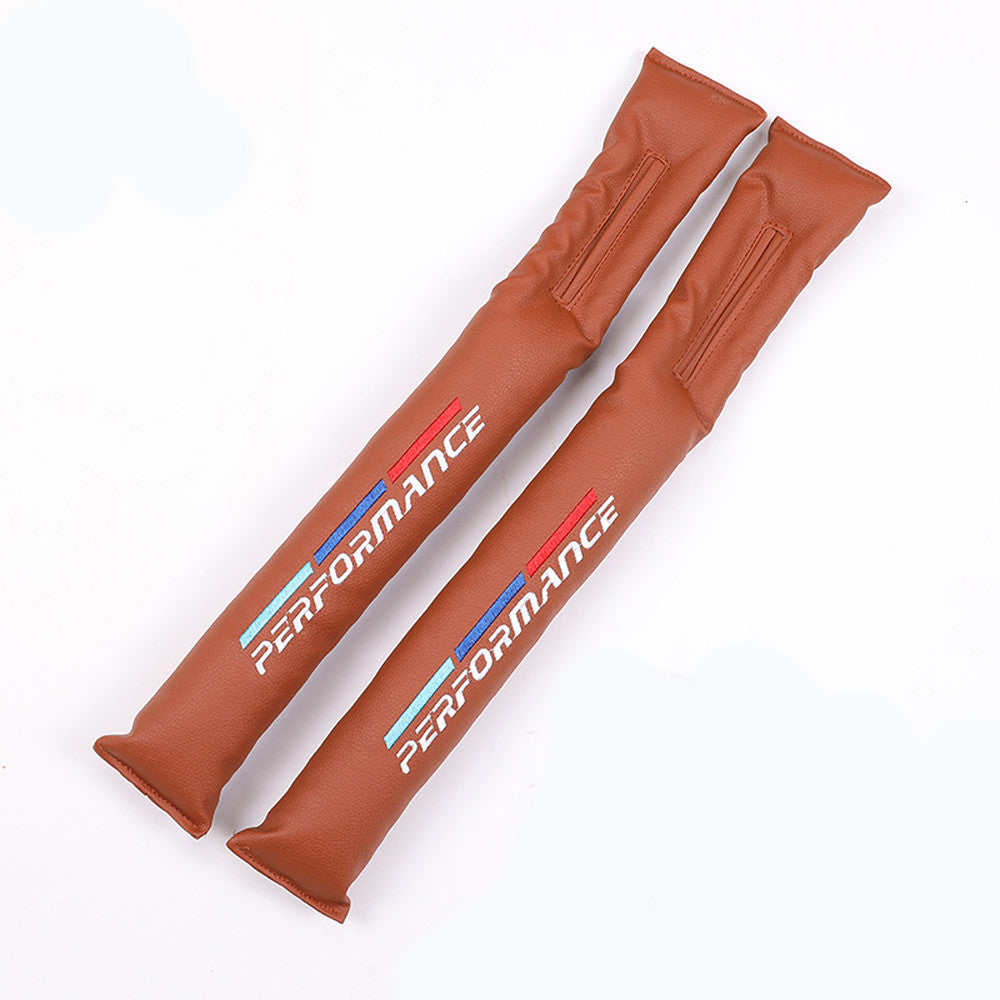 Car Seat Gap Filler – Leather-Look (Pair) - Brown / 2PCS