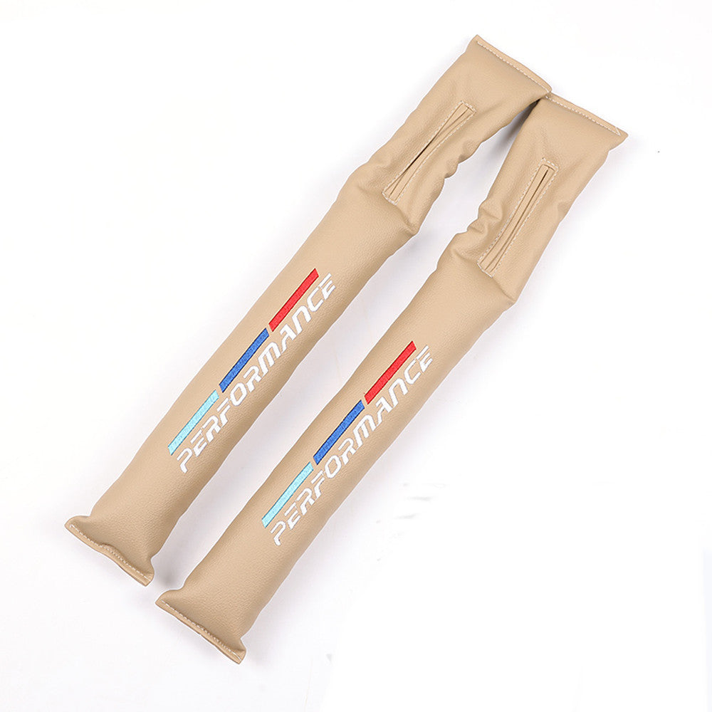 Car Seat Gap Filler – Leather-Look (Pair) - Beige / 2PCS