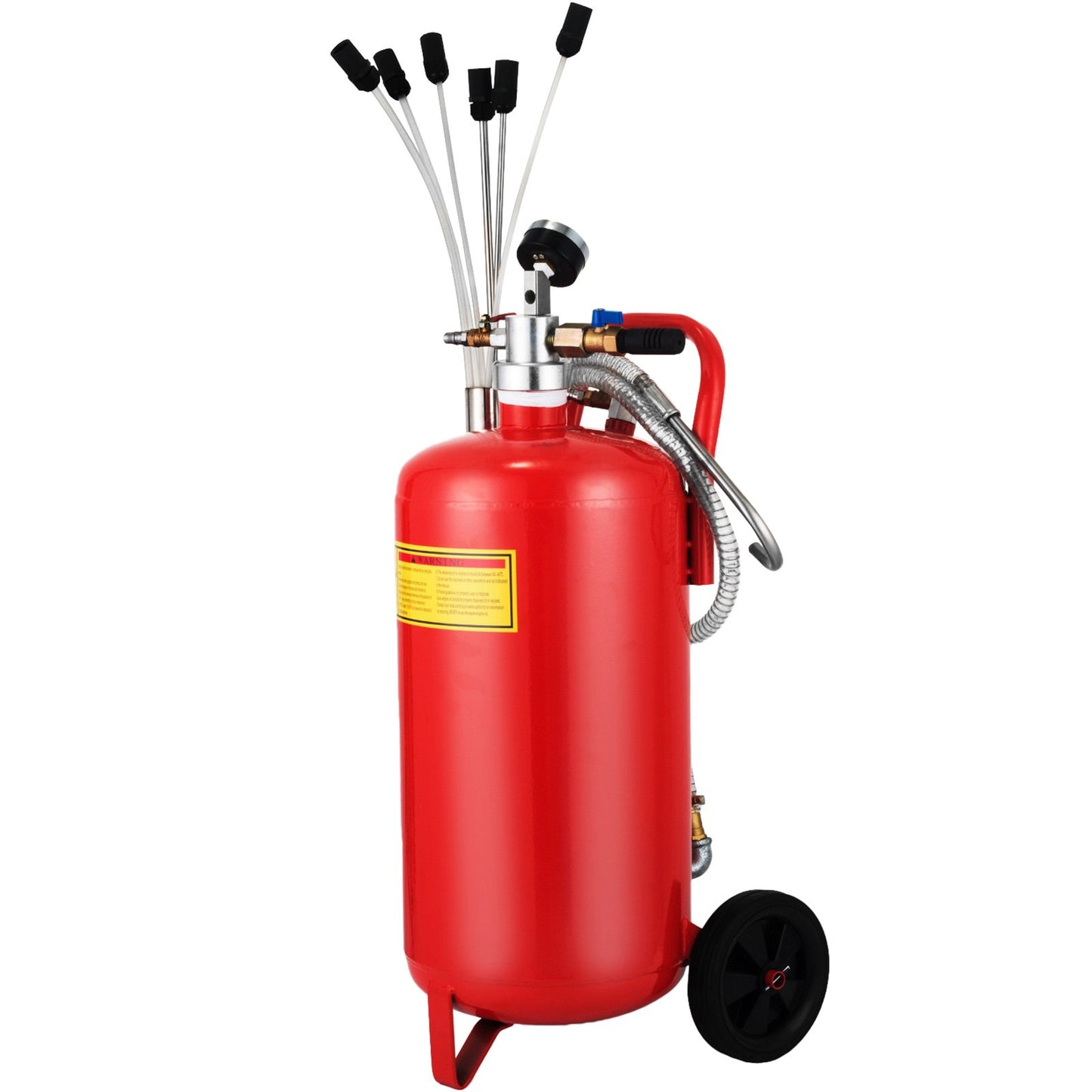 5 Gallon,22.7L Oil Extractor, Portable Air Pneumatic Waste Oil Garage Extractor Drain Draine Tank